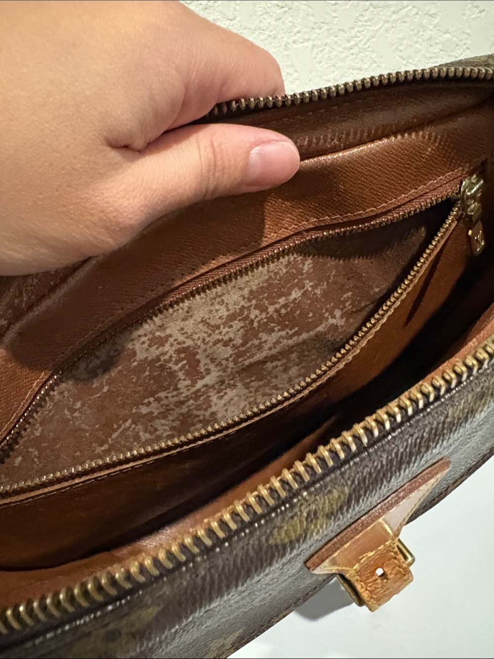 Louis Vuitton MI881 Jeunefille GM MM Brown Monogram LV Crossbody Bag - Picture 14 of 15